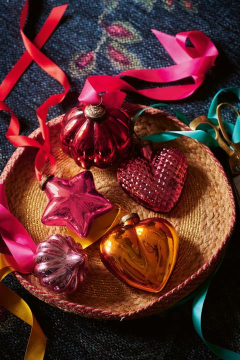 Actual product image PIP Studio Ornament Glass tree pendant Star pink 10 cm (1 x)