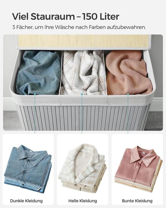 Actual product image Songmics Laundry basket (150 l)