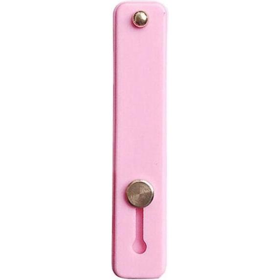 Hurtel Self-adhesive finger holder with zipper - pink, Smartphone Halterung, Rosa