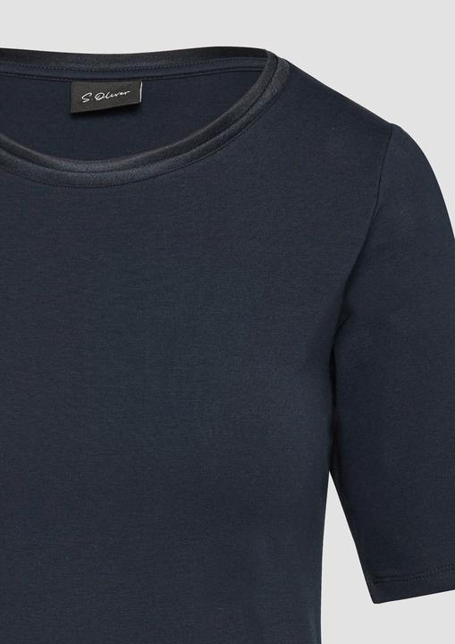 Immagine prodotto S.Oliver T-Shirt T-Shirt aus Baumwollmix mit Doublelayer-Detail (36)