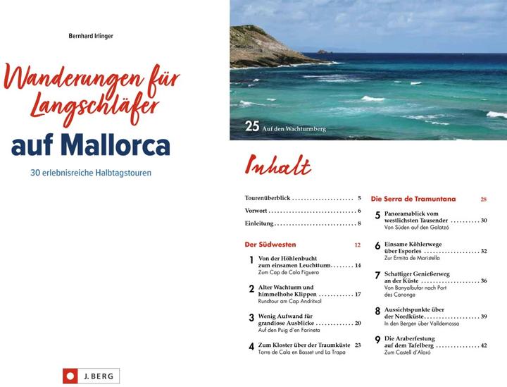 Produktbild Wanderungen für Langschläfer auf Mallorca (Deutsch, Bernhard Irlinger, 2023)