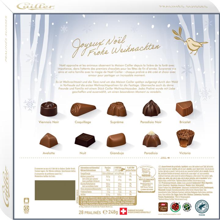 Actual product image Cailler Swiss chocolates (248 g)