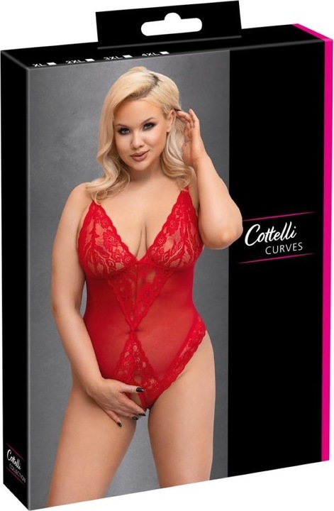 Produktbild Cottelli Collection Body ouvert rot 2XL (XXL)