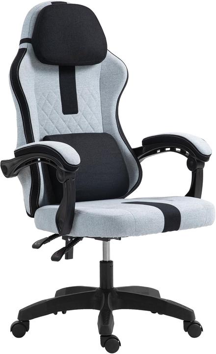 Image du produit CLP Chaise de bureau rembourrée Miltona ergonomique réglable en hauteur