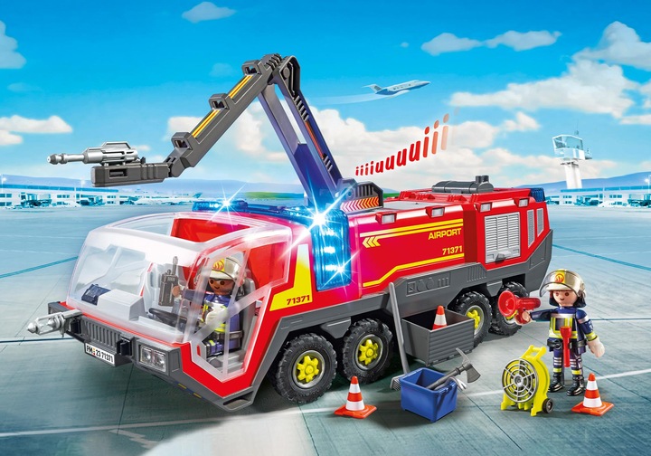 Produktbild Playmobil Flughafenlöschfahrzeug (71371, Playmobil City Action)