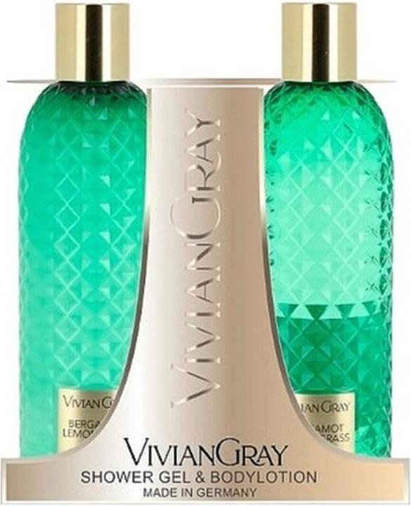 Vivian Gray Bergamotte-Zitronengras Körperpflege-Kosmetikset - Duschgel und Körperlotion (Körperpflegeset)