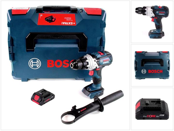 Produktbild Bosch Professional Bosch GSB 18V-110 C Akku Schlagbohrschrauber Professional 18V 110Nm + 1x ProCore Akku 4,0 Ah + L-Box (Akkubetrieb)