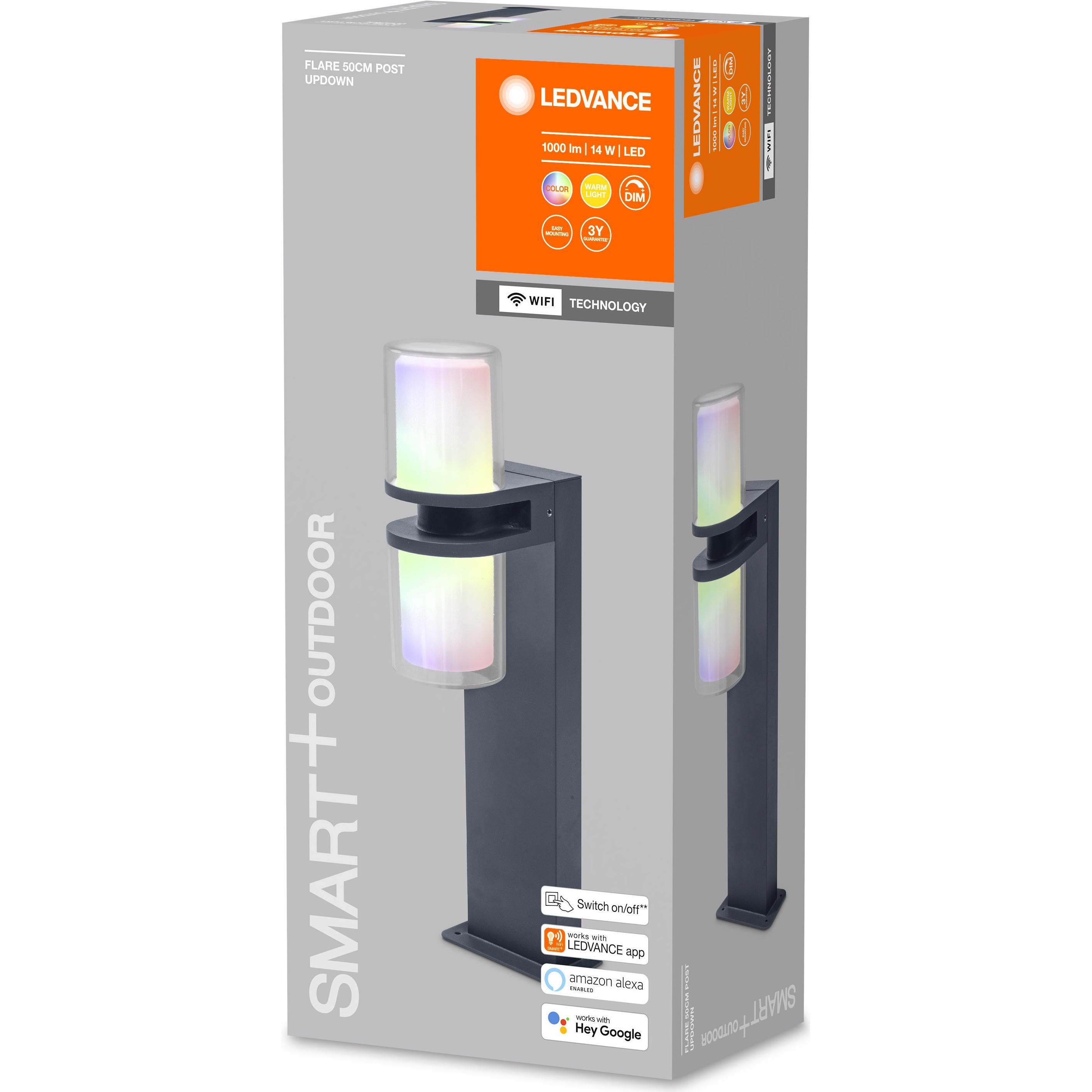 Thumbnail - Ledvance, Gartenbeleuchtung, Smart+ Up Down Flare Multicolor (1000 lm, IP44)