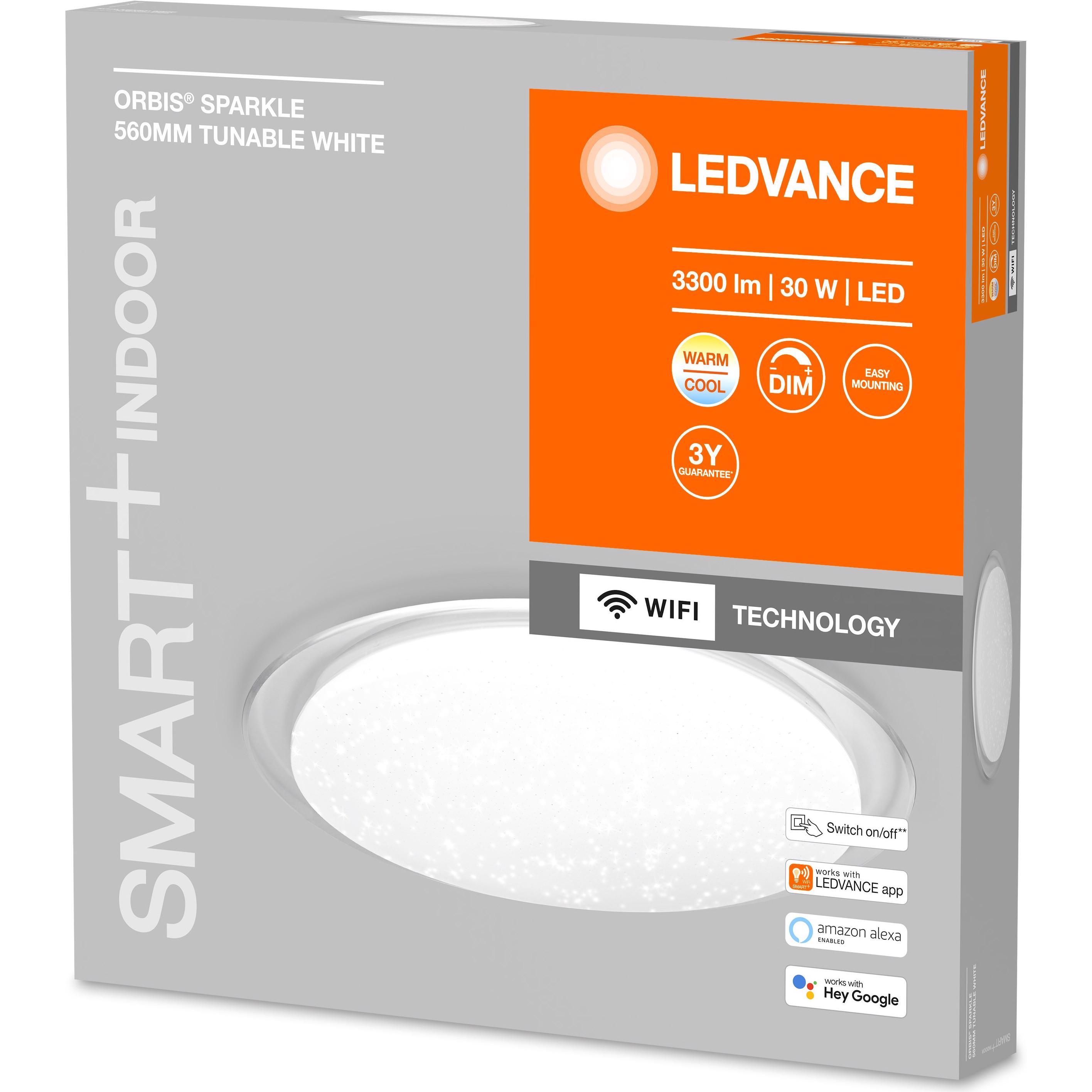 Thumbnail - Ledvance, Wandleuchte + Deckenleuchte, Sparkle (2400 lm)