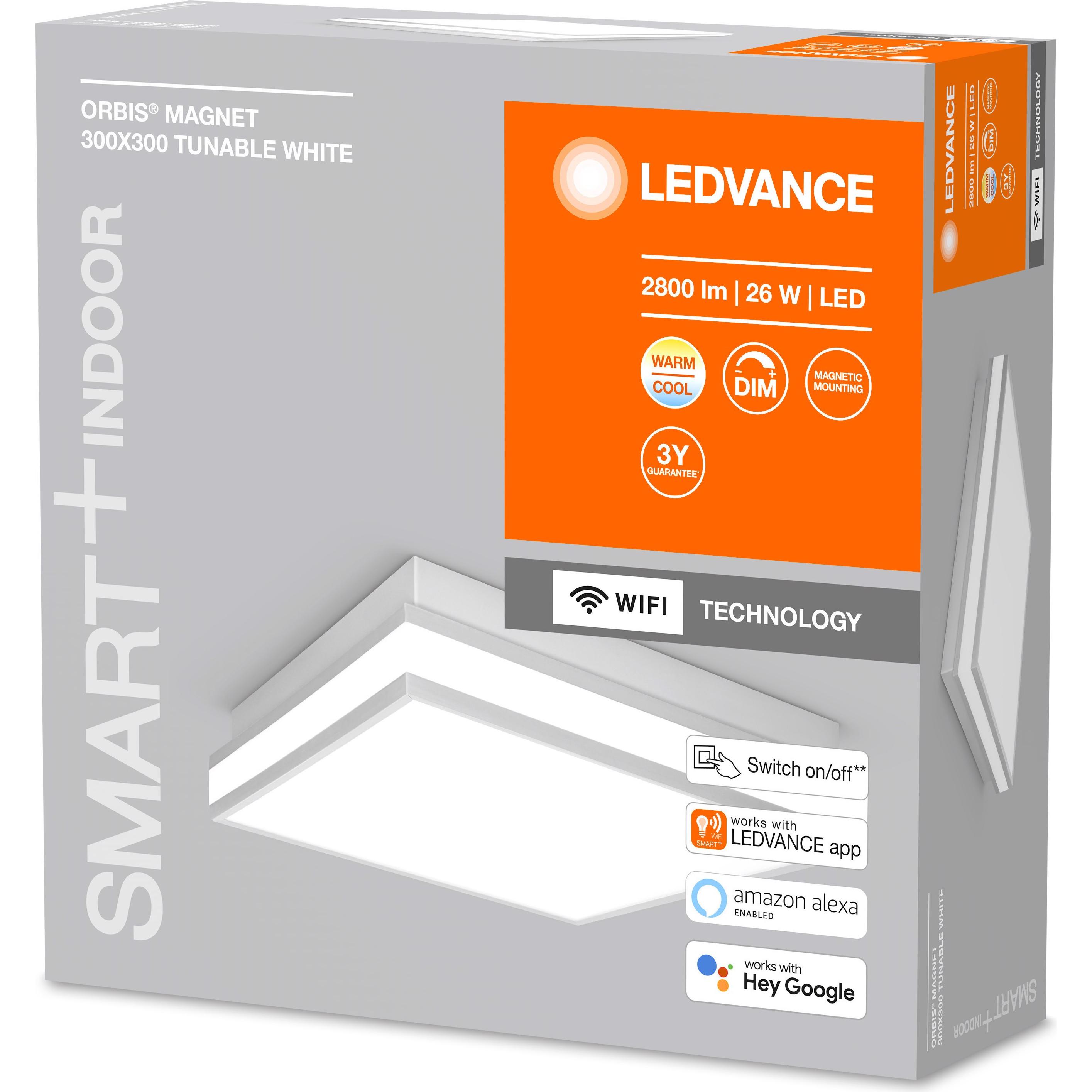 Thumbnail - Ledvance, Wandleuchte + Deckenleuchte, Smart+ Orbis Magnet (2800 lm)