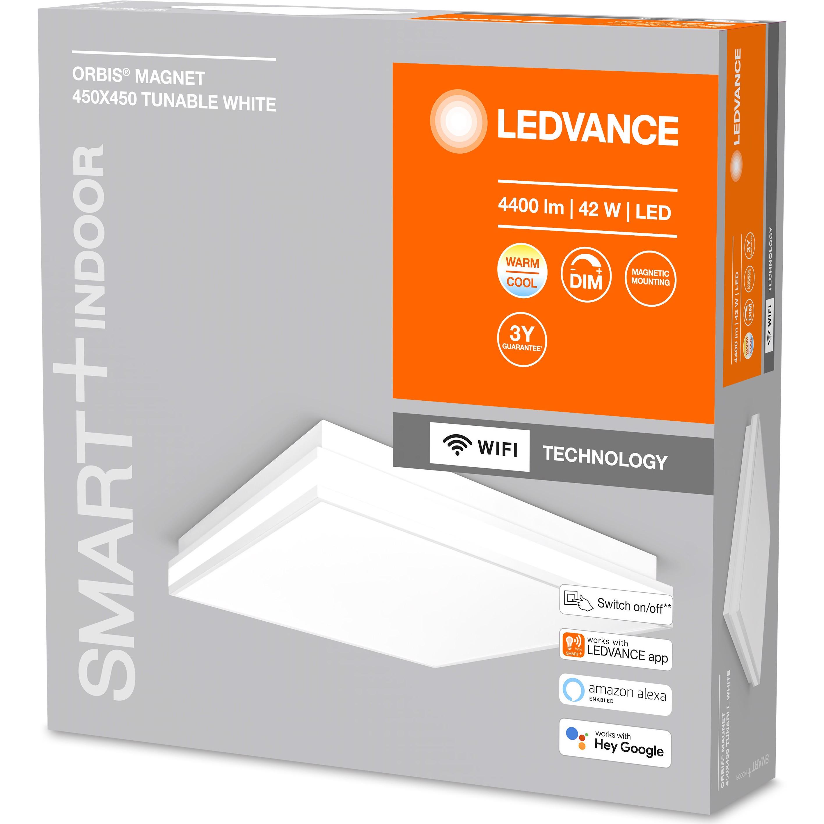 Thumbnail - Ledvance, Wandleuchte + Deckenleuchte, Smart+ Orbis Magnet (4200 lm)