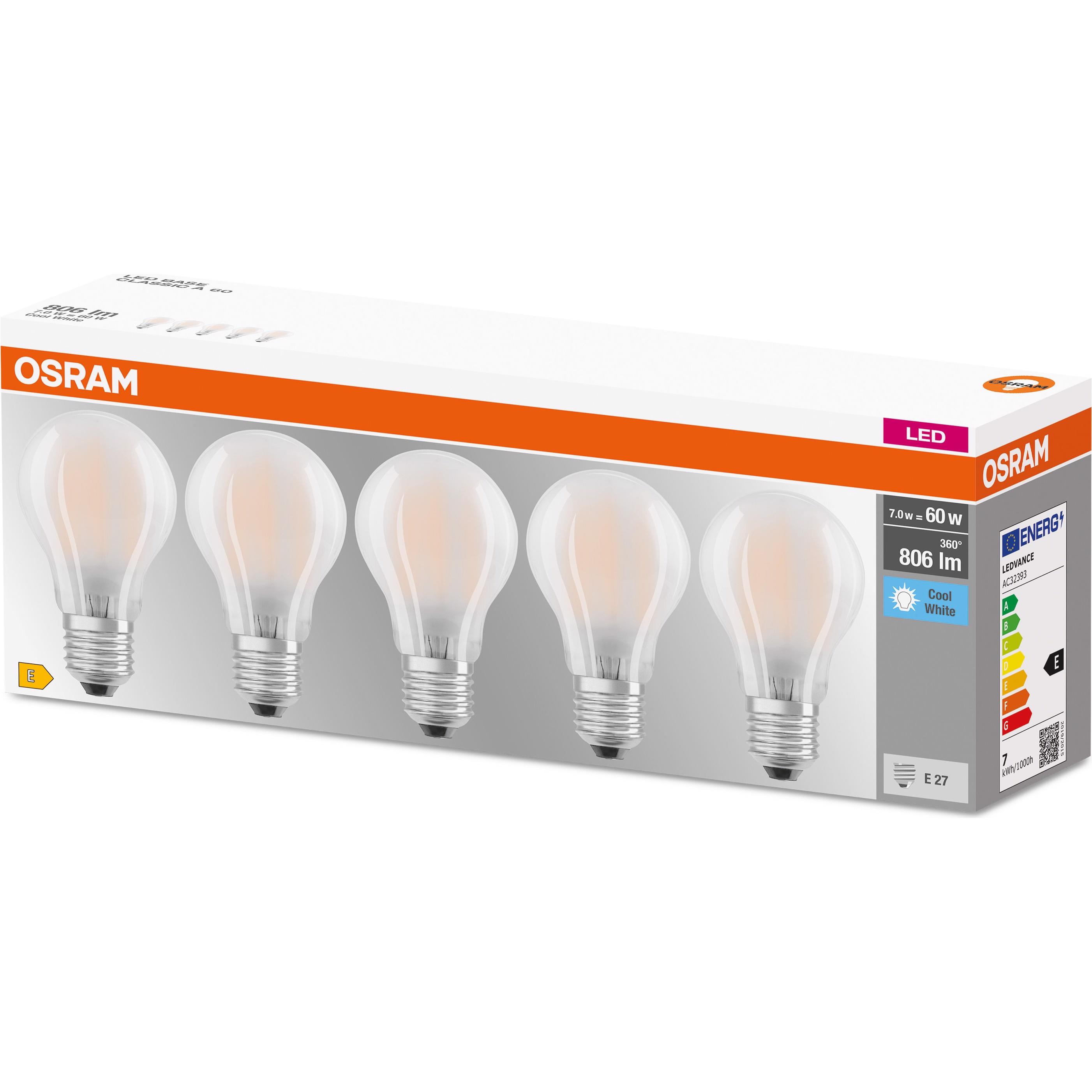 Thumbnail - Osram, Leuchtmittel, Led Base Classic A (E27, 6.50 W, 806 lm, 10 x, E)