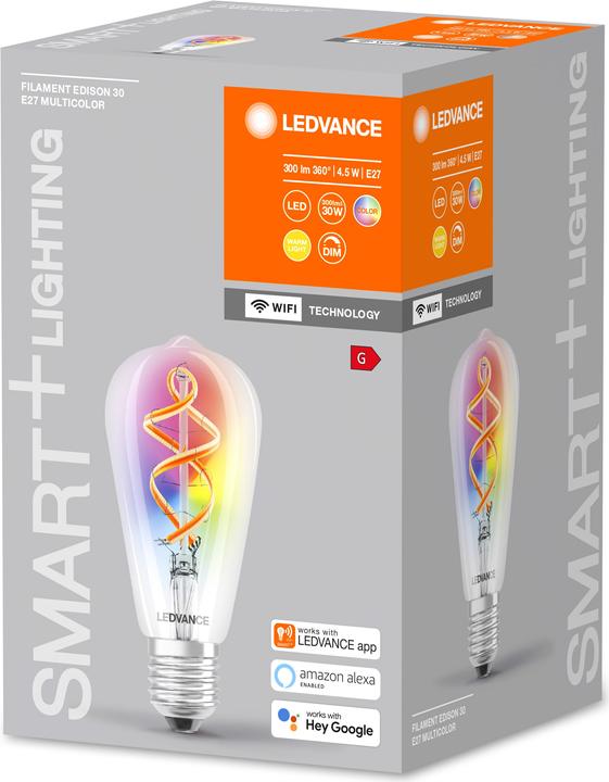 Actual product image Ledvance Smart+ (E27, 4.50 W, 300 lm, 1 x, G)