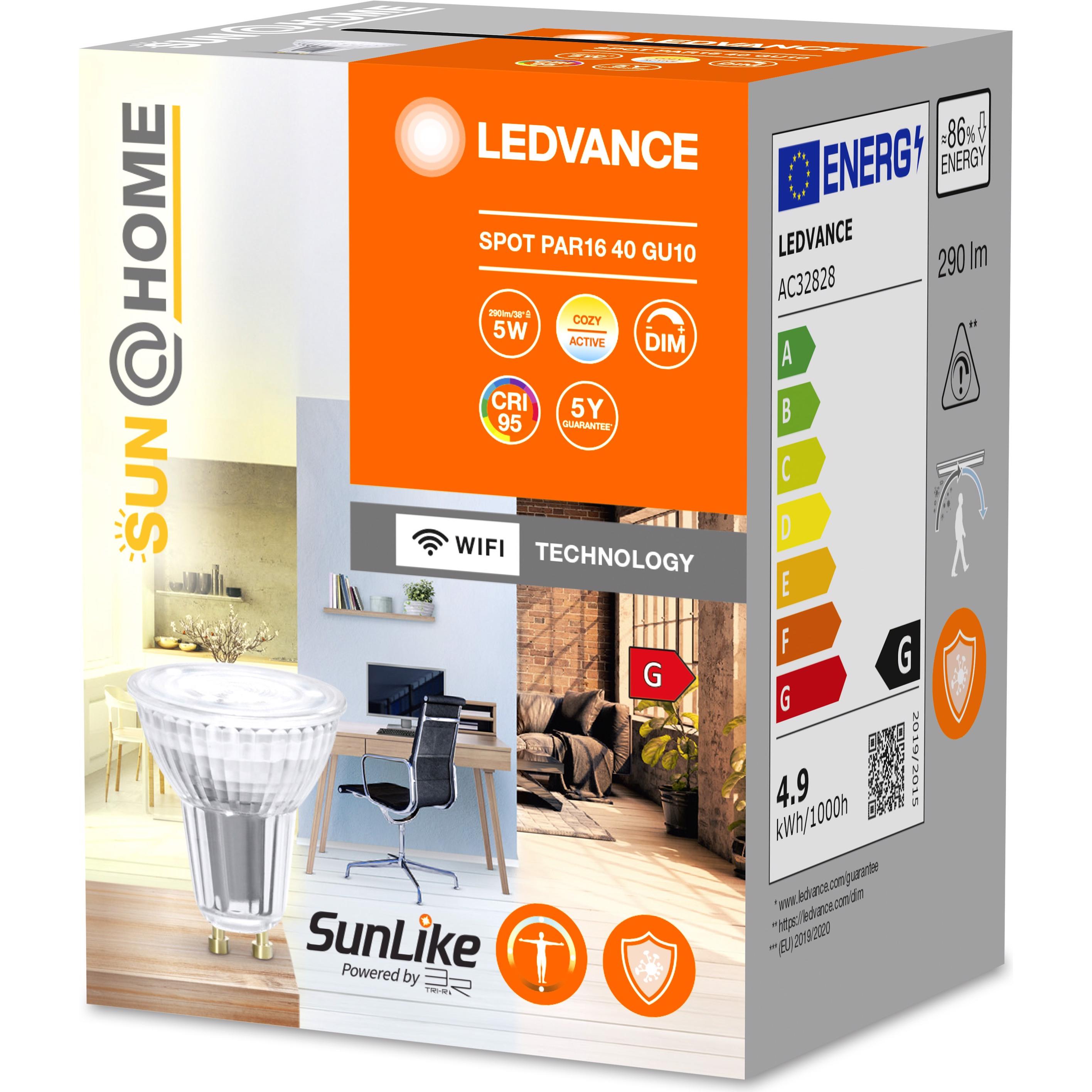 Thumbnail - Ledvance, Leuchtmittel, Sun@Home Lamps (GU10, 4.90 W, 268 lm, 1 x, G)