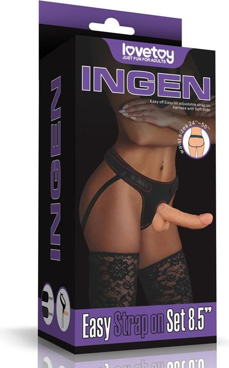 Image du produit Lovetoy Easy Strap-on Set 21,5cm Godemiché