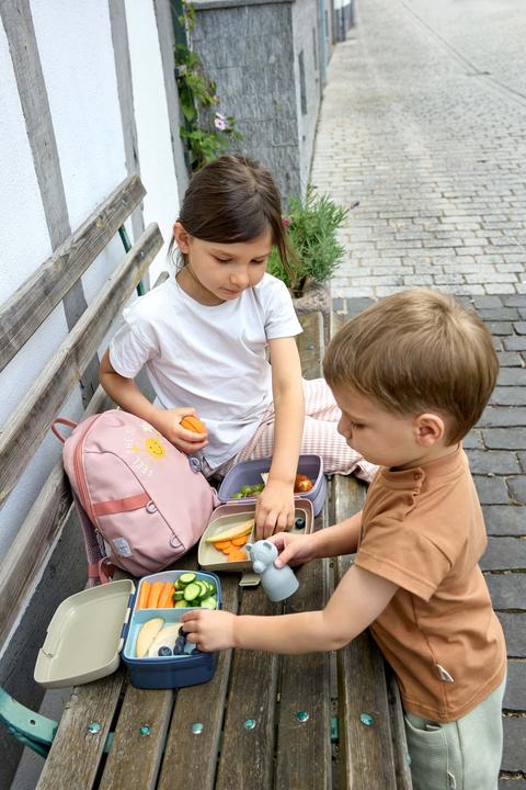 Produktbild Lassig Brotdose Kinder Regenbogen Rosa Lila