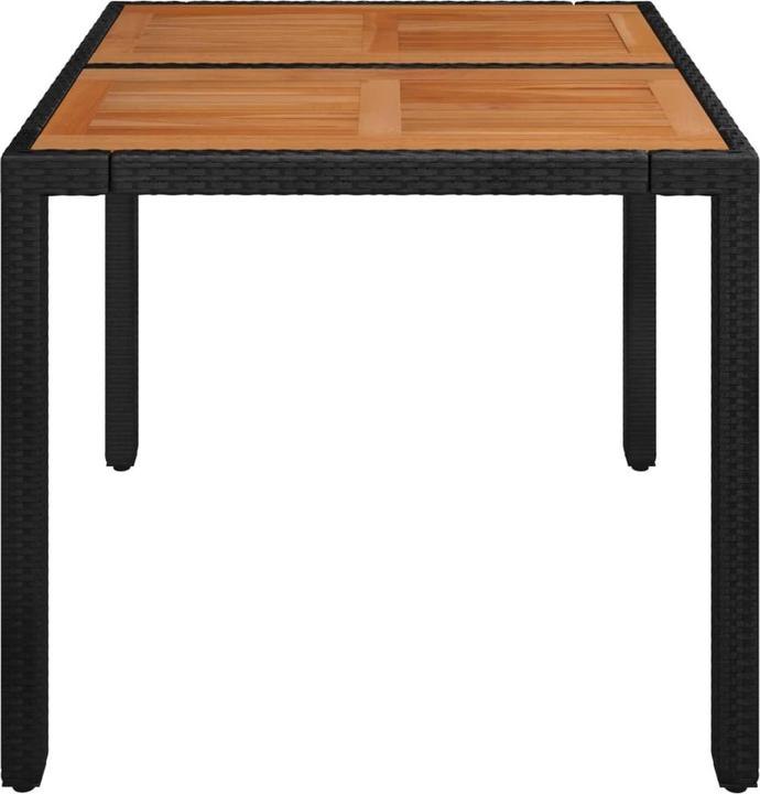 Produktbild vidaXL Gartentisch mit Holzplatte (90 x 90 x 75 cm)