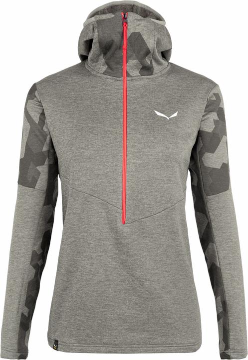 Actual product image Salewa Boe Alpine Merino Half-Zip Hooded Jacket Da (M)