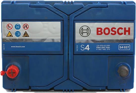 Actual product image Bosch Automotive S4 027 (12 V, 70 Ah, 630 A)