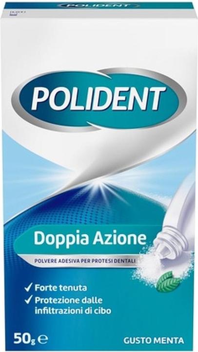 GSK Polident Minzpulver 50g