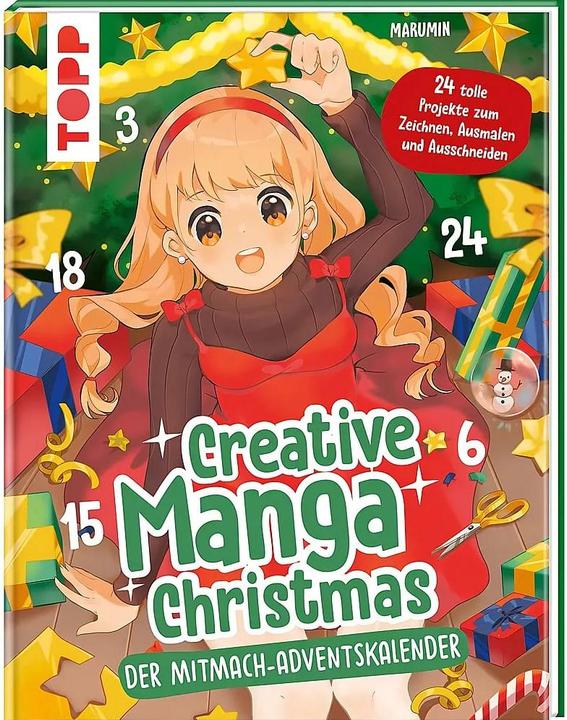 Creative Manga Christmas. Le calendrier de l'Avent participatif