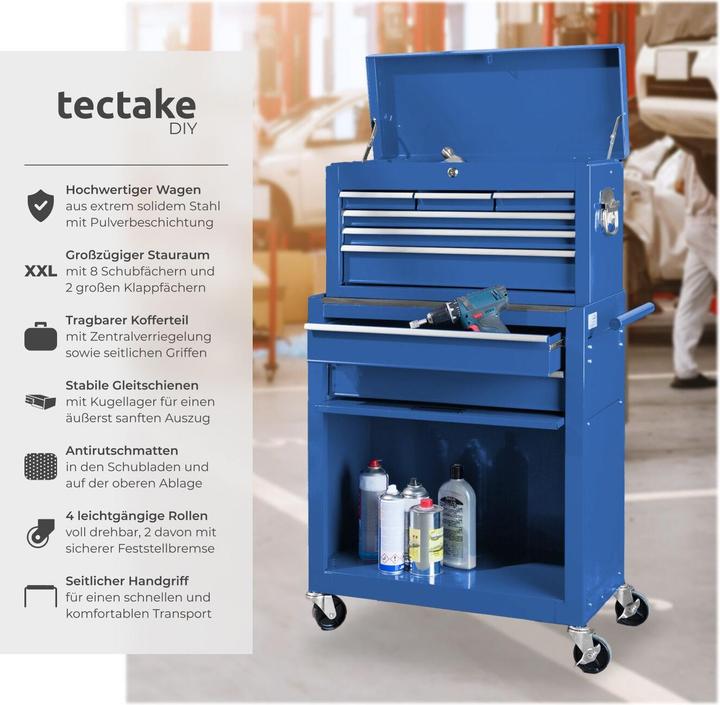 Image du produit tectake Chariot à outils (1 x)