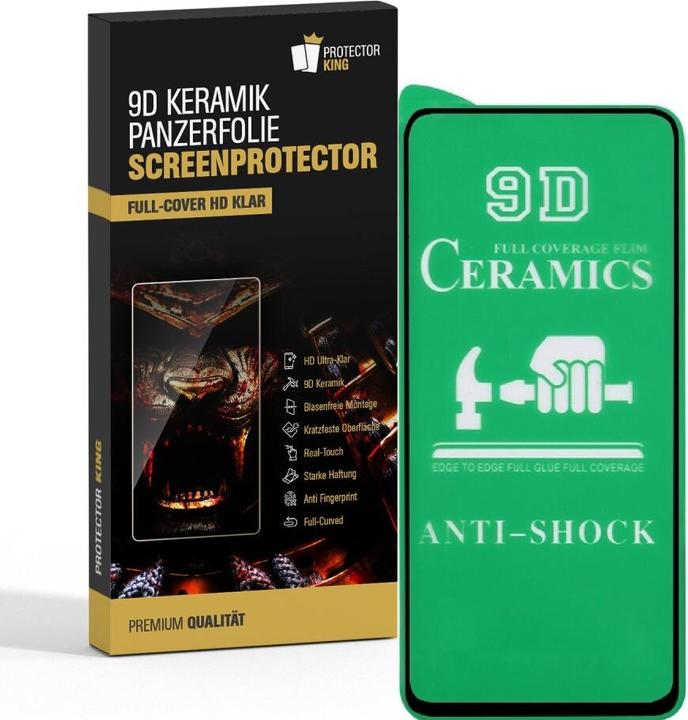 Produktbild Protectorking 2x Ceramic-Glass Full Cover HD Klar (2 Stück, Xiaomi Mi 10 Lite)