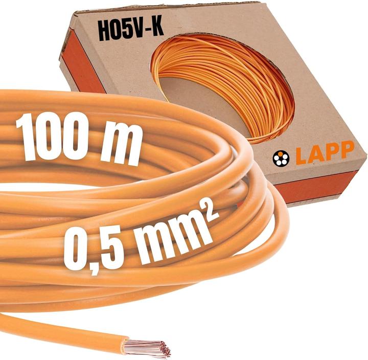 Actual product image Lapp Strand H05V-K 1 x 0.50 mm² Oran (100 m)