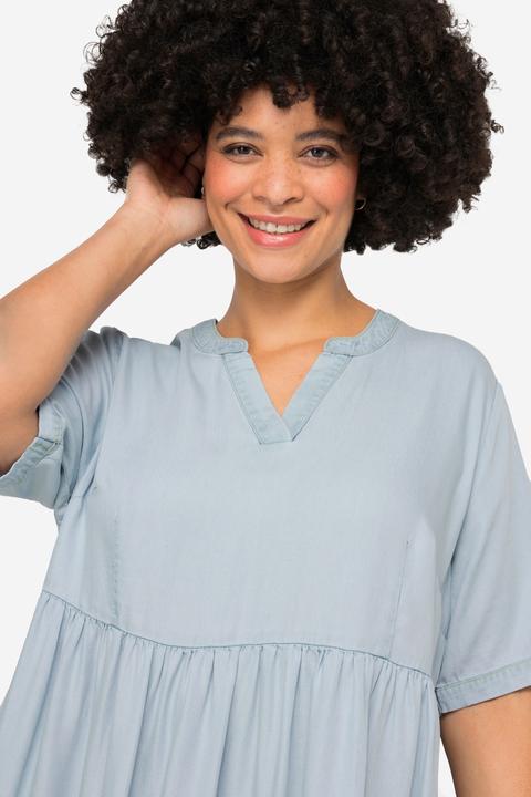 Produktbild Angel of Style Kleid, Lyocell, Tunika-Ausschnitt, Halbarm (48)