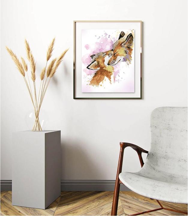 Actual product image Diamond Dotz Diamond Painting Foxes