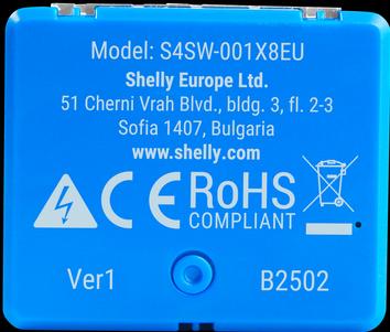 Produktbild Shelly 1 Mini Gen4 (Schaltaktor)