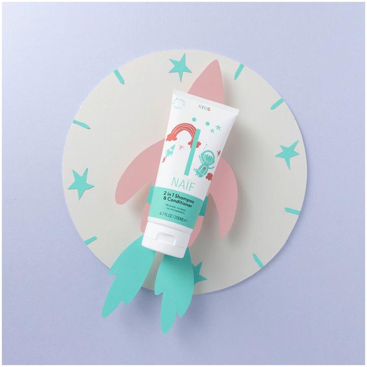 Produktbild Naïf 2 in1 Shampoo Kids (Flüssiges Shampoo, 200 ml)