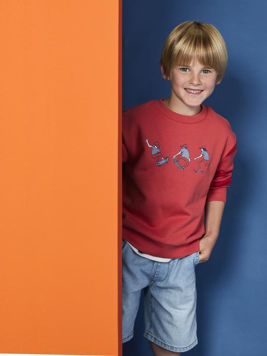Actual product image Vertbaudet Jungen Skateboard-Sweatshirt mit Recycling-Polyester (92)