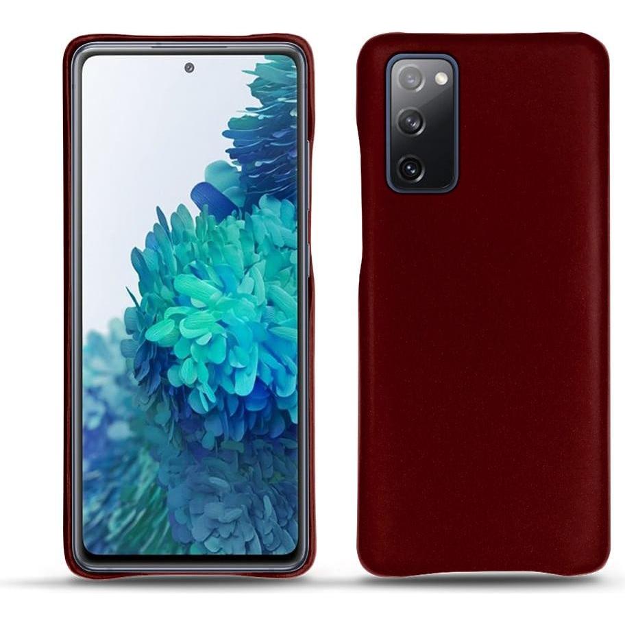 Noreve Lederschutzhülle (Samsung Galaxy S20 FE), Smartphone Hülle, Rot