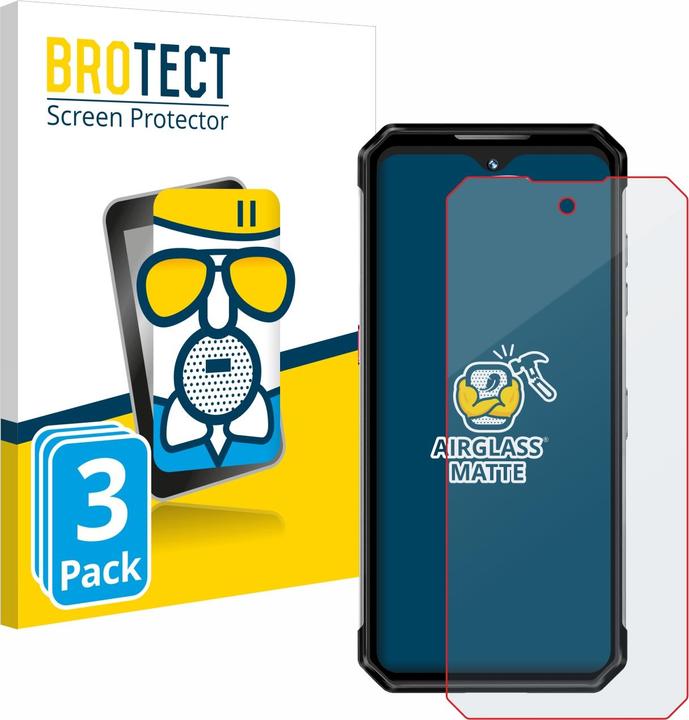 Produktbild BROTECT AirGlass Panzerglasfolie Matt (3 Stück)
