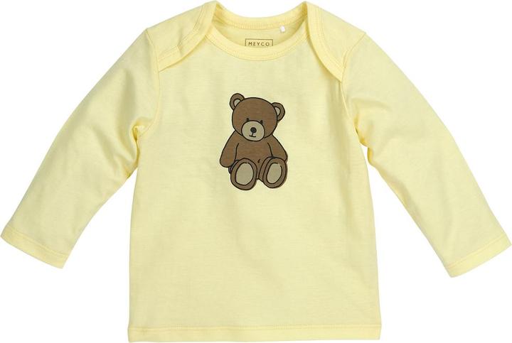 Image du produit Meyco 2-pack babypyjama Teddy bear soft yellow mt 50/56 (50, 56)