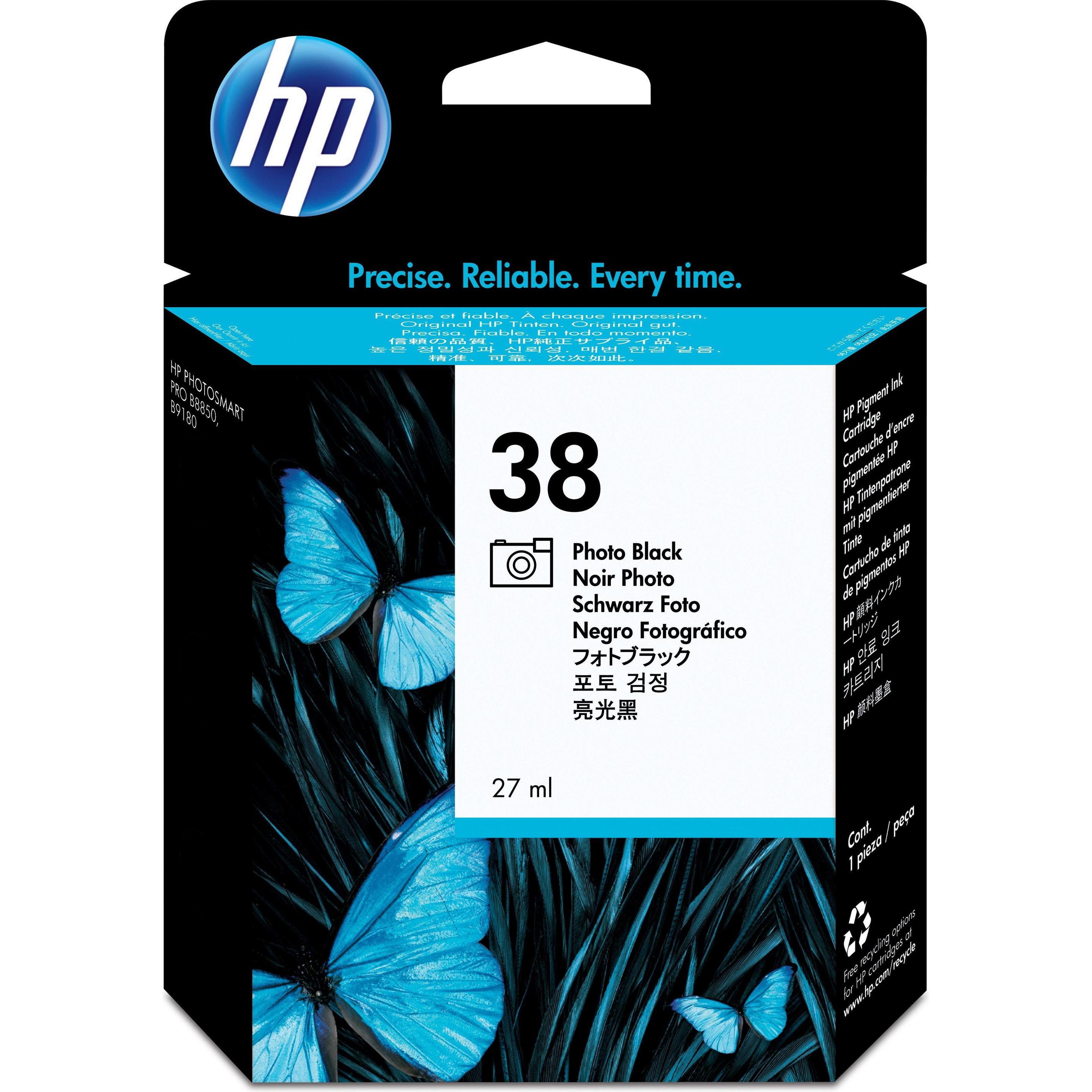 HP, Druckerpatrone, 38 (PBK)