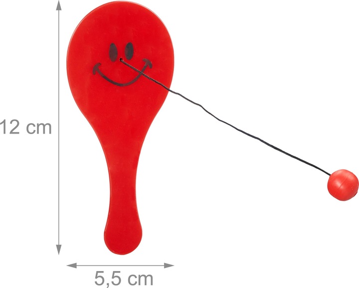 Produktbild Relaxdays 24x Paddleballschläger