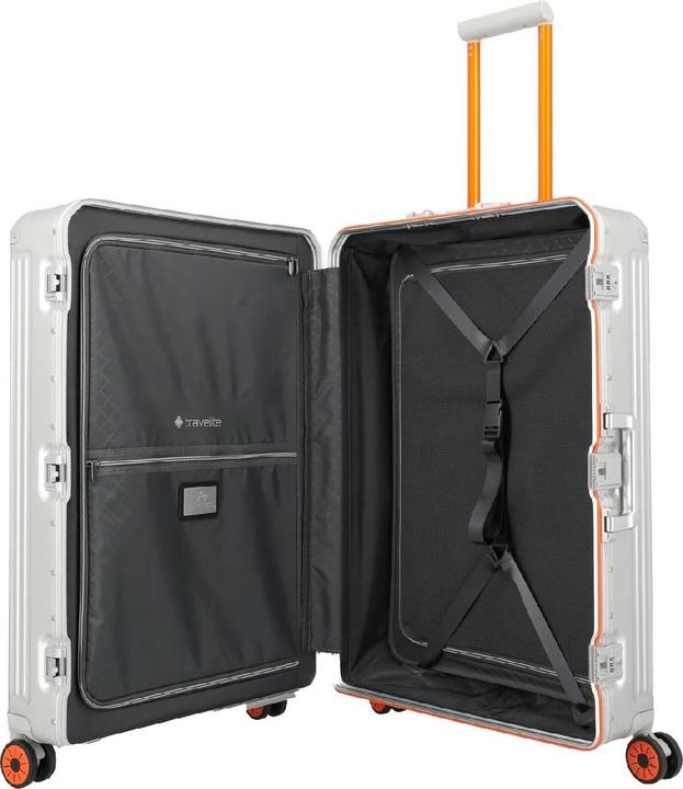 Image du produit Travelite Suivant - Trolley L, argent-orange (100 l)