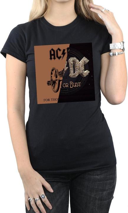 Immagine prodotto AC/DC Maglietta da donna/donna Rock or Bust / For Those About Splice in cotone (S)