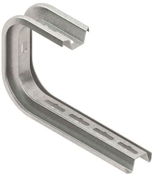 Actual product image Niedax NIE TKSU300 support bracket 172x361mm 0,5 kN strip galvanised DIN EN 10346