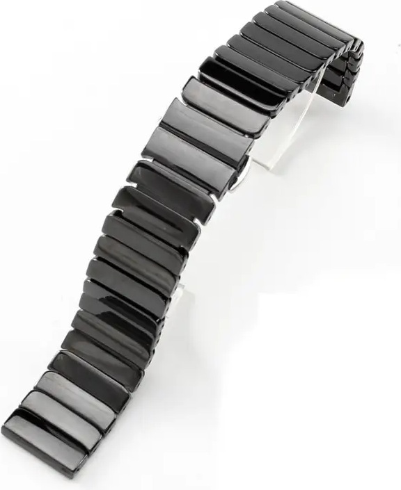 Ferryxpress Bracciale in acciaio ceramico per orologio (38/40/41 mm) - (38 mm, 40 mm, 41 mm, Acciaio ceramico)
