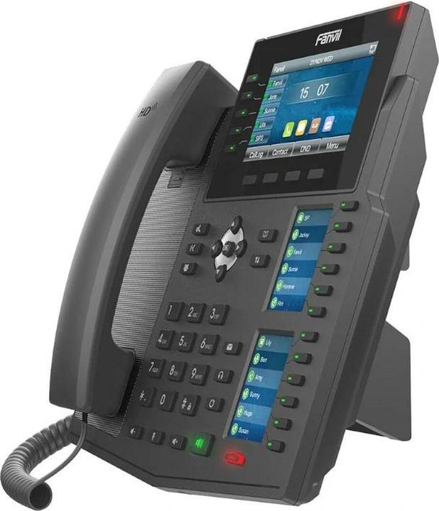 Produktbild Fanvil Téléphone SIP X6U PoE 3 écrans couleur