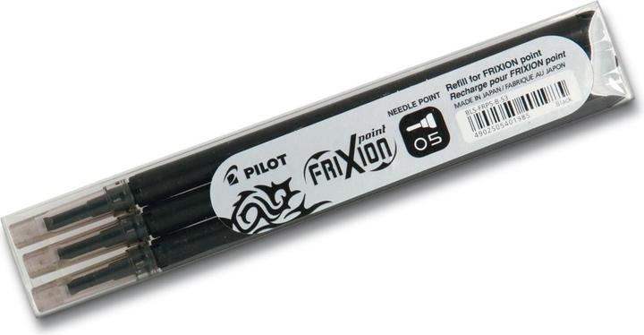 Produktbild Pilot FriXion Refill Point (3 Stück, Schwarz, 0.50 mm)