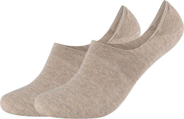 Produktbild Camano Füsslinge für Damen und Herren No Show Socken angenehm Tragekomfort optimaler Halt weichem (6er Pack, 35 - 38)