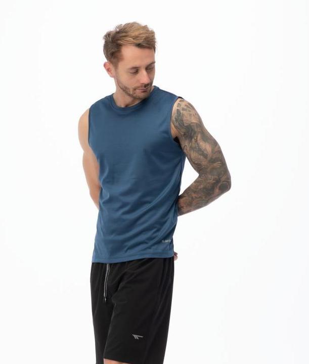 Produktbild Hitec Męska koszulka bez rękawów Hi-tec HEVAD 2 PACK black/ensign blue rozmiar L (L)