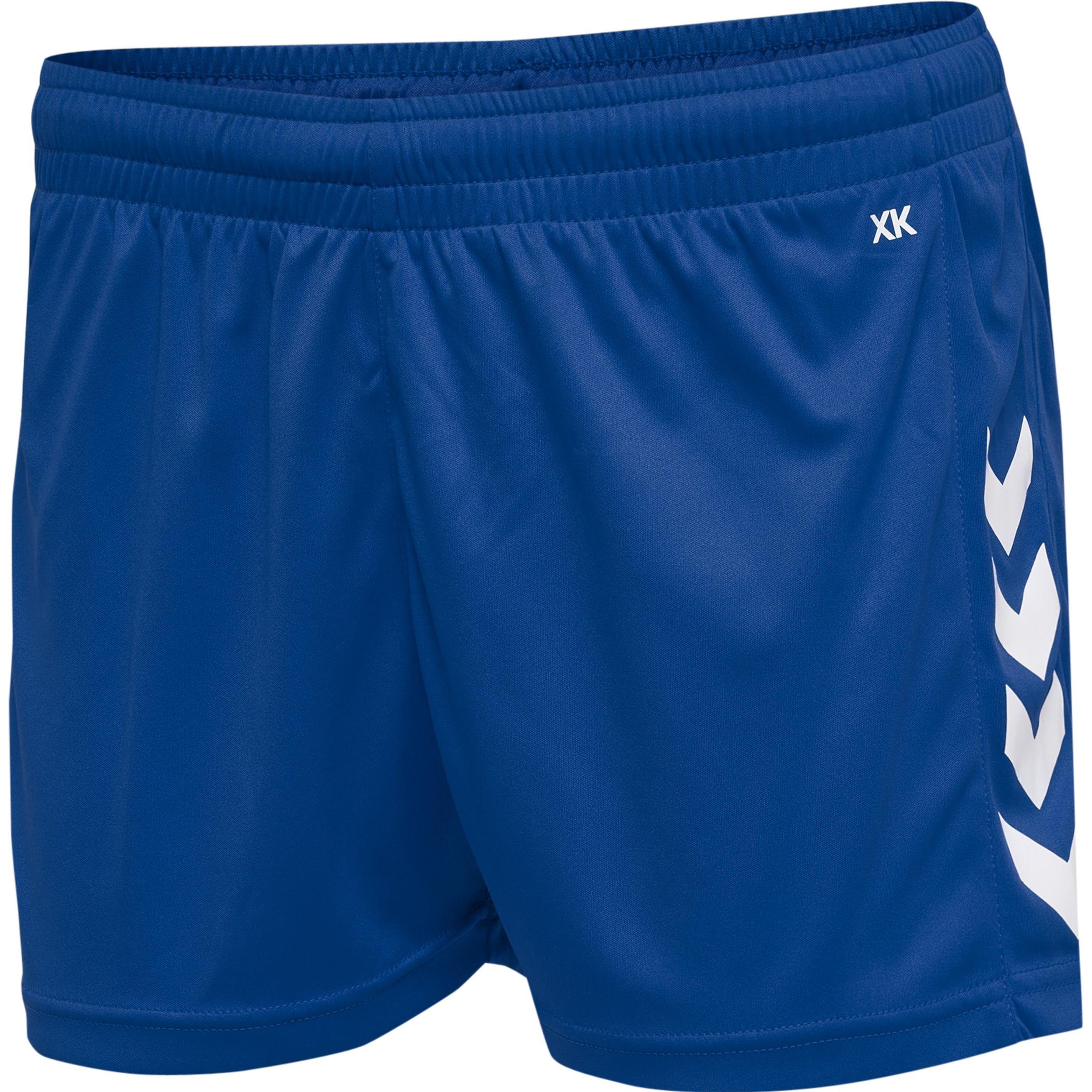 hummel, Damen, Sporthose, Core Xk Poly Shorts Woman (M), Blau, M