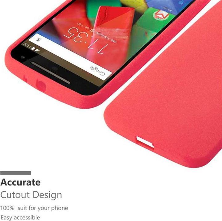 Actual product image Cadorabo TPU Frosted Cover (Motorola Moto G2 (2nd Gen))
