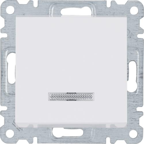 Hager, Lichtschalter + Storenschalter, WL0410