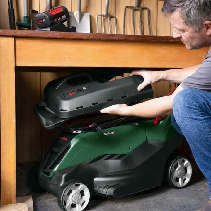 Immagine prodotto Bosch Home & Garden Akku-Rasenmäher AdvancedRotak 36V-40-650, 2 x Akku 36V 4,0Ah (Batteria ricaricabile)